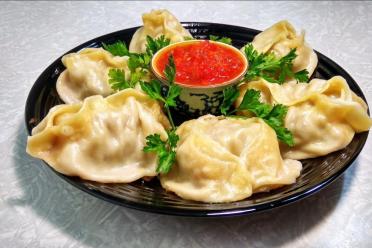 Savory Manti with Pork and Beef Filling