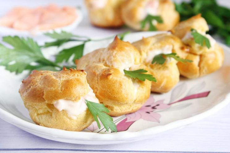 Savory Filled Snack Profiteroles Savory Filled Snack Profiteroles