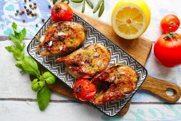 Soy-Glazed Oven-Baked Tuna Steak