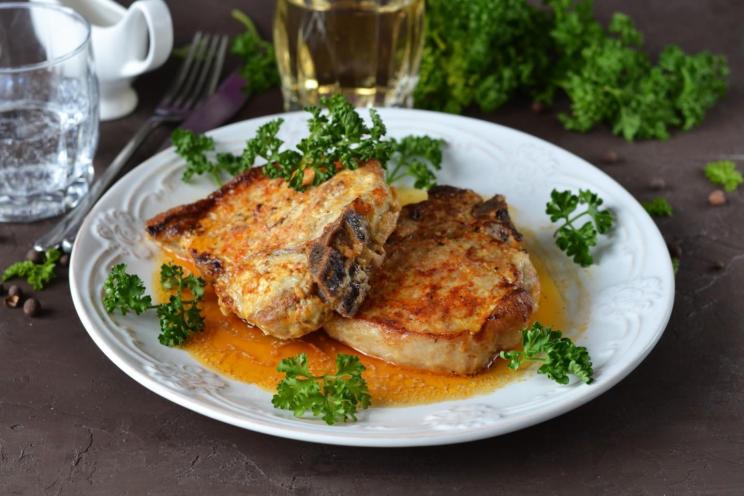 Oven-Baked Bone-In Pork Loin in Foil