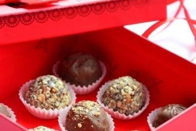 Valentine's Day Hazelnut Chocolates