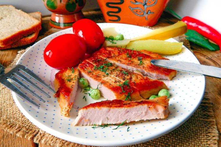 Oven-Baked Pork Steak