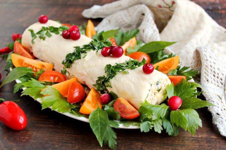 Cheese and Crab Stick Snack Roll