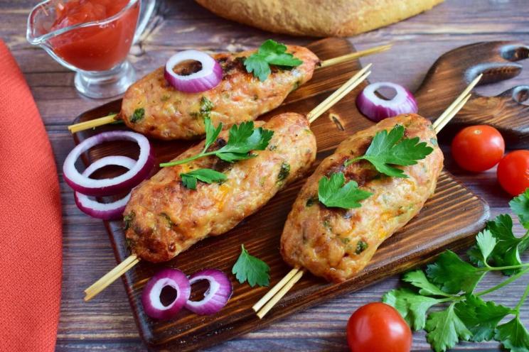 Baked Chicken Lula Kebab