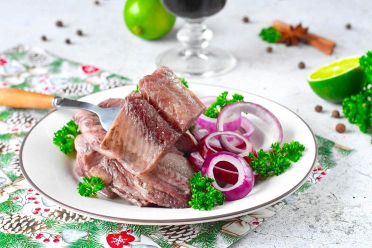 Wine-Spiced Icelandic Herring