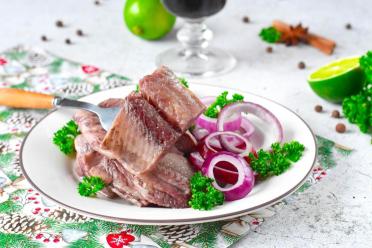 Wine-Spiced Icelandic Herring