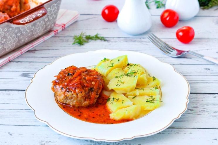 Oven-Baked Meatballs with Flavorful Gravy