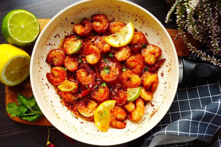 Quick Garlic Soy Shrimp
