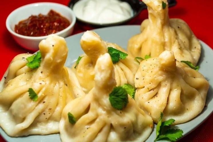 Georgian Juicy Pork & Beef Dumplings