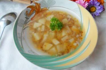 Slow Cooker Beef & Buckwheat Soup