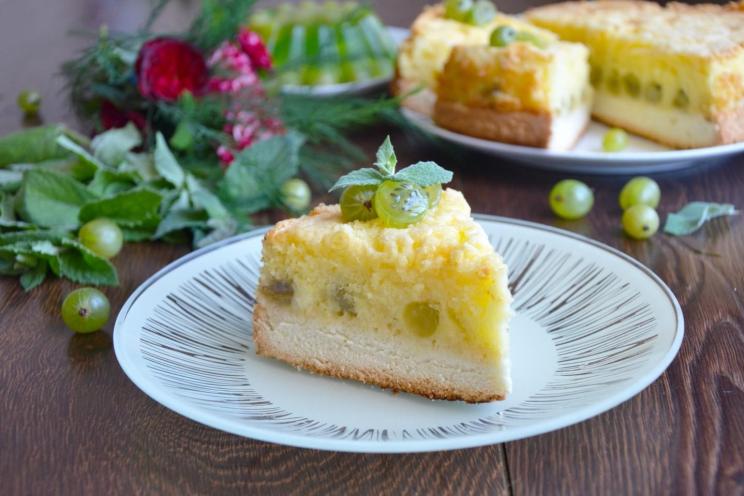 Gooseberry Pudding Pie Delight