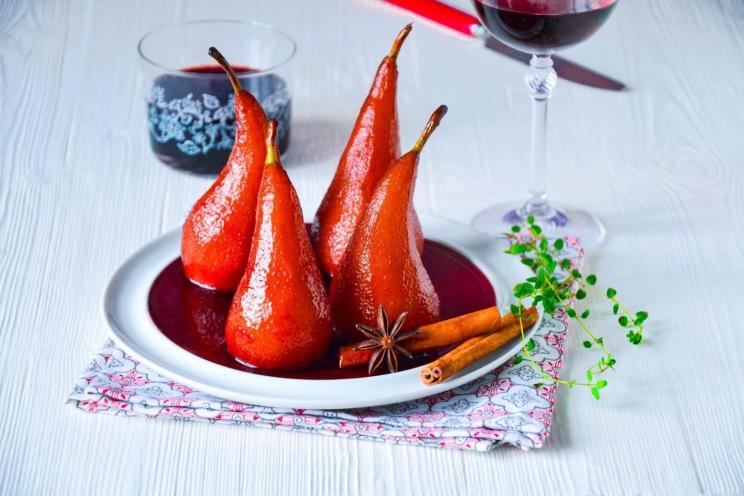 Red Wine Poached Pears Red Wine Poached Pears