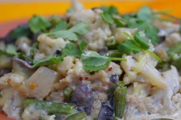 Holiday Mushroom Veggie Medley