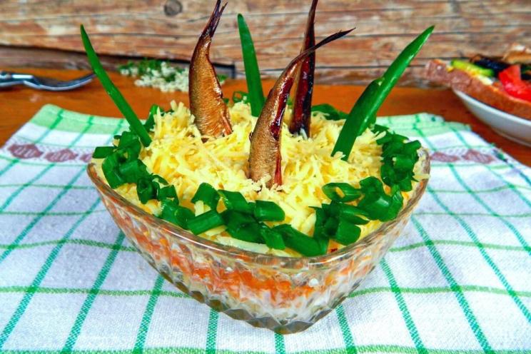 Festive Sprat Fish Salad Festive Sprat Fish Salad
