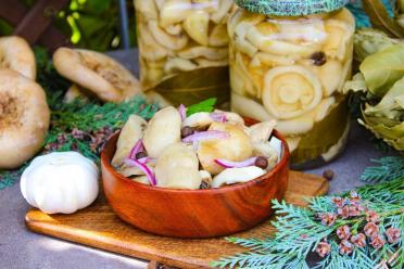 Marinated Milk Mushrooms in Jars: A Crispy Treat