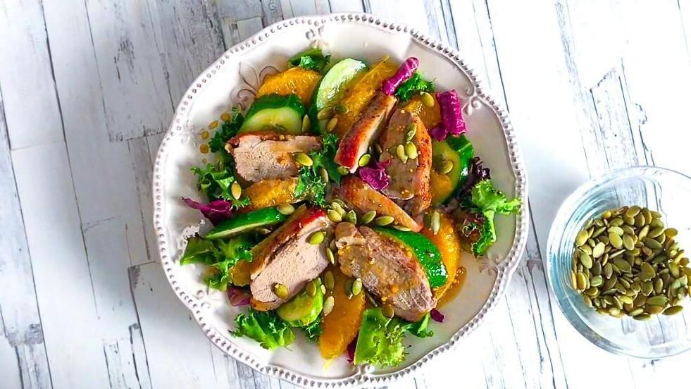Duck and Orange Summer Salad