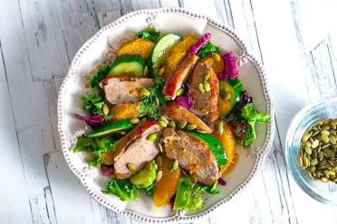 Duck and Orange Summer Salad