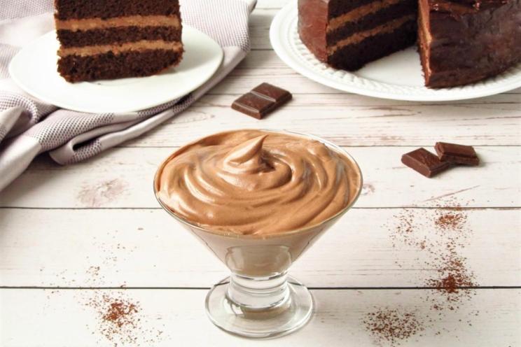 Homemade Prague Cake Cream with Condensed Milk