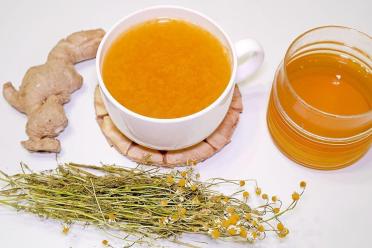Ginger Lemon Chamomile Tonic Tea for Health and Vitality