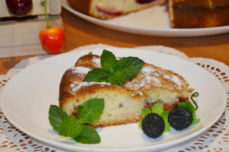 Plum Sponge Cake Delight