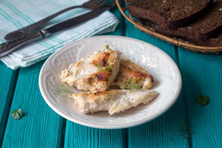 Baked Kefir-Marinated Chicken Breast