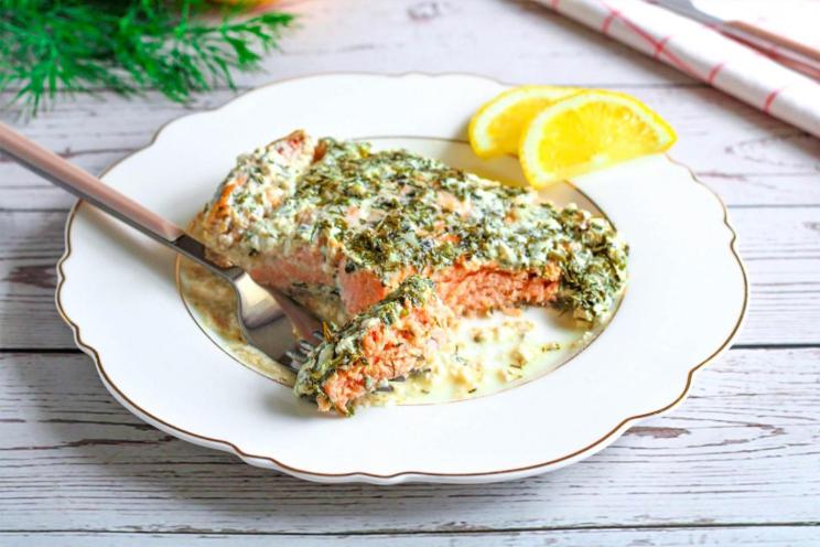 Creamy Oven-Baked Pink Salmon Delight
