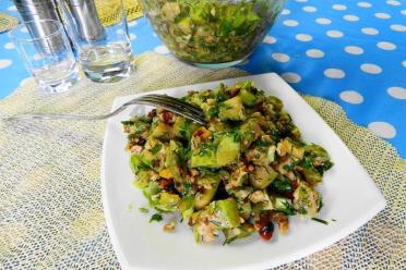 Nutty Garlic Zucchini Delight
