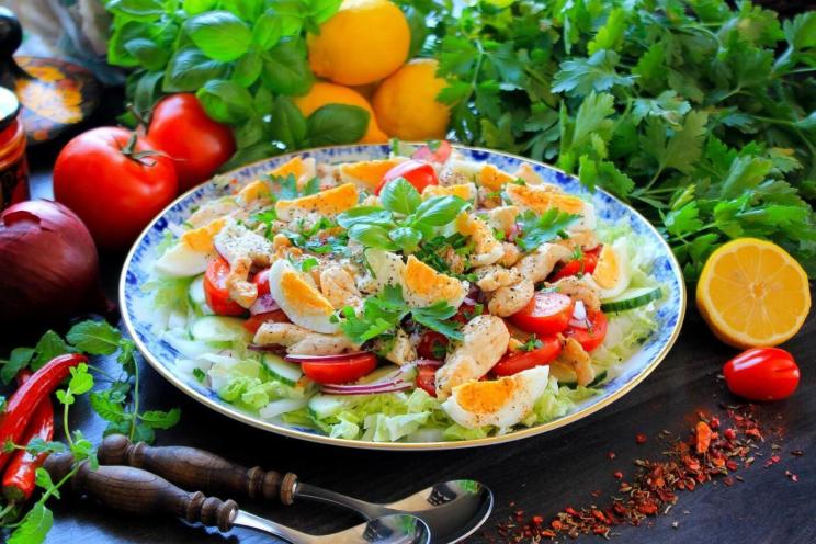 Refreshing Chinese Cabbage Chicken Salad Refreshing Chinese Cabbage Chicken Salad