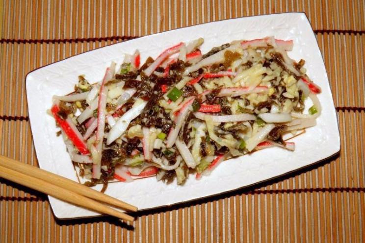 Seaweed and Crab Stick Salad