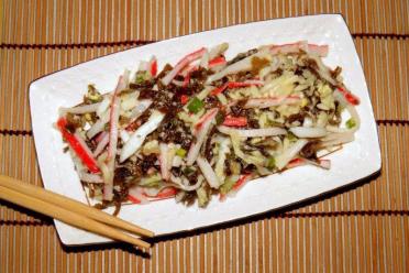 Seaweed and Crab Stick Salad