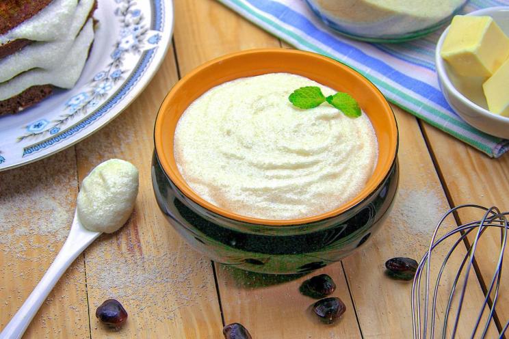 Lemon-Semolina Cream for Cakes