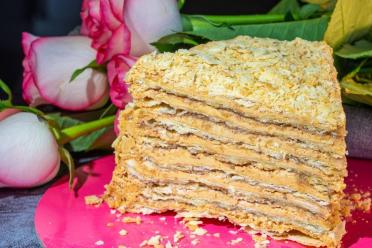 Afghan Meringue Walnut Layer Cake