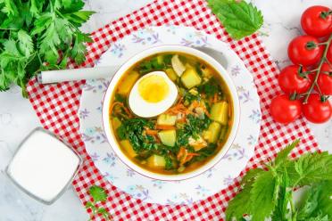 Nettle and Egg Green Borscht