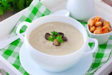Creamy Mushroom Puree Soup for All Ages