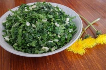 Nettle and Sorrel Spring Salad with Egg