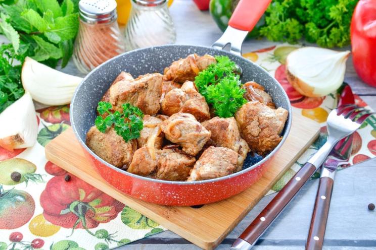 Crispy Juicy Pan-Fried Meat Crispy Juicy Pan-Fried Meat