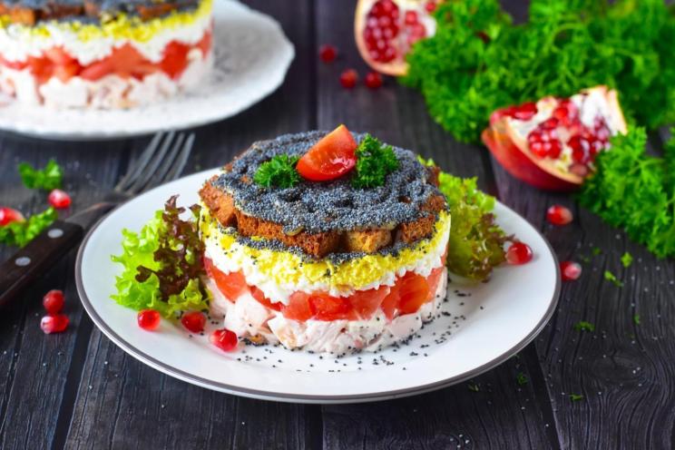 Chicken Salad with Poppy Seeds