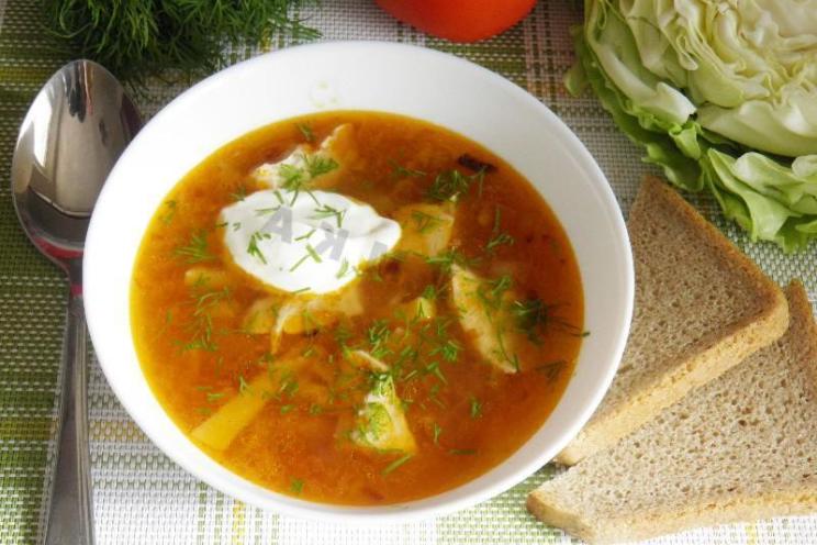 Hearty Chicken Cabbage Soup