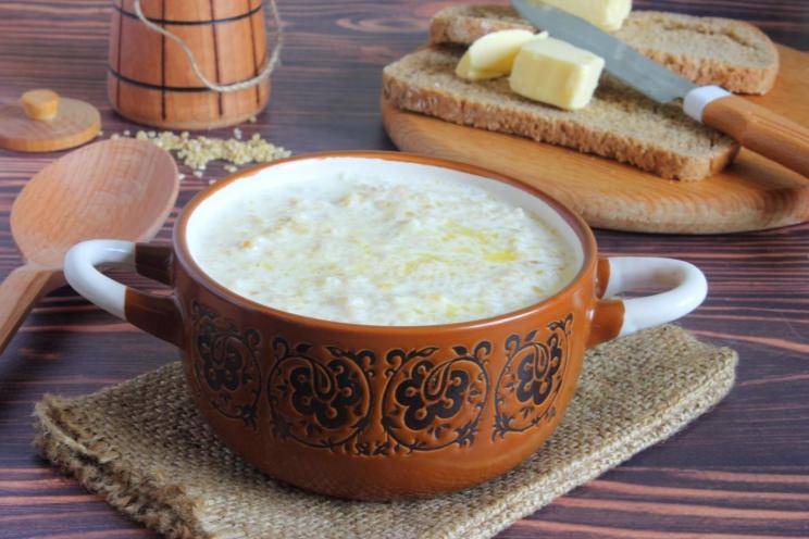 Easy Slow Cooker Creamy Wheat Porridge