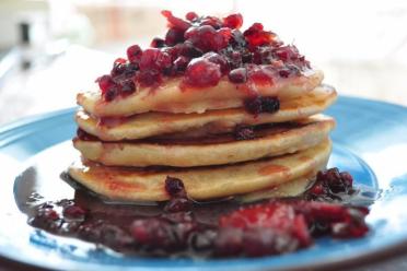 Fluffy Cinnamon Kefir Pancakes