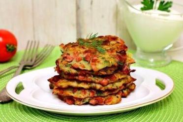 Savory Sausage and Herb Potato Pancakes