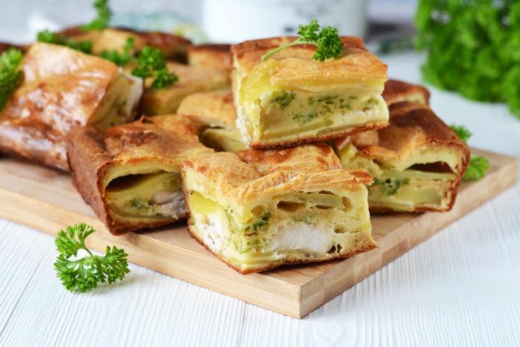 Quick Chicken and Potato Jellied Pie