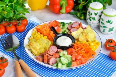 Vibrant Holiday Rainbow Salad