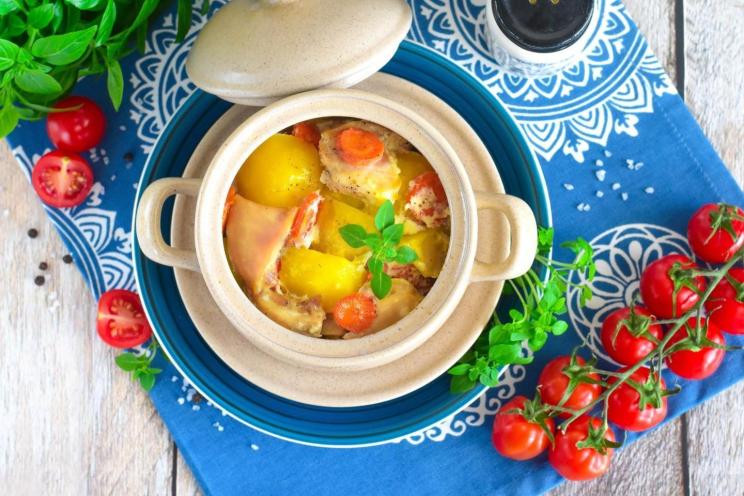 Savory Chicken and Potato Pot Roast