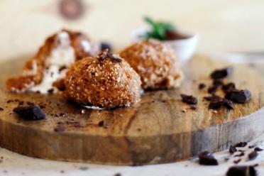 Crispy Hot Fried Ice Cream Delight