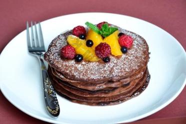 Quick & Tasty Coconut Chocolate Pancakes