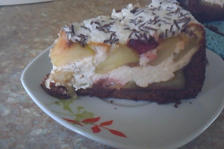Fruit-Filled Chocolate Curd Pie Fruit-Filled Chocolate Curd Pie