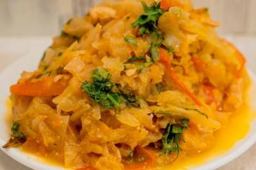 Turkey and Tomato Cabbage Stew