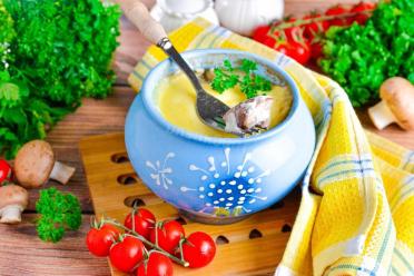 Creamy Baked Mushrooms with Cheese