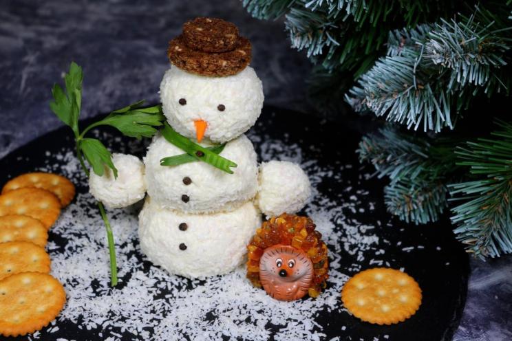 Festive Snowman Snack